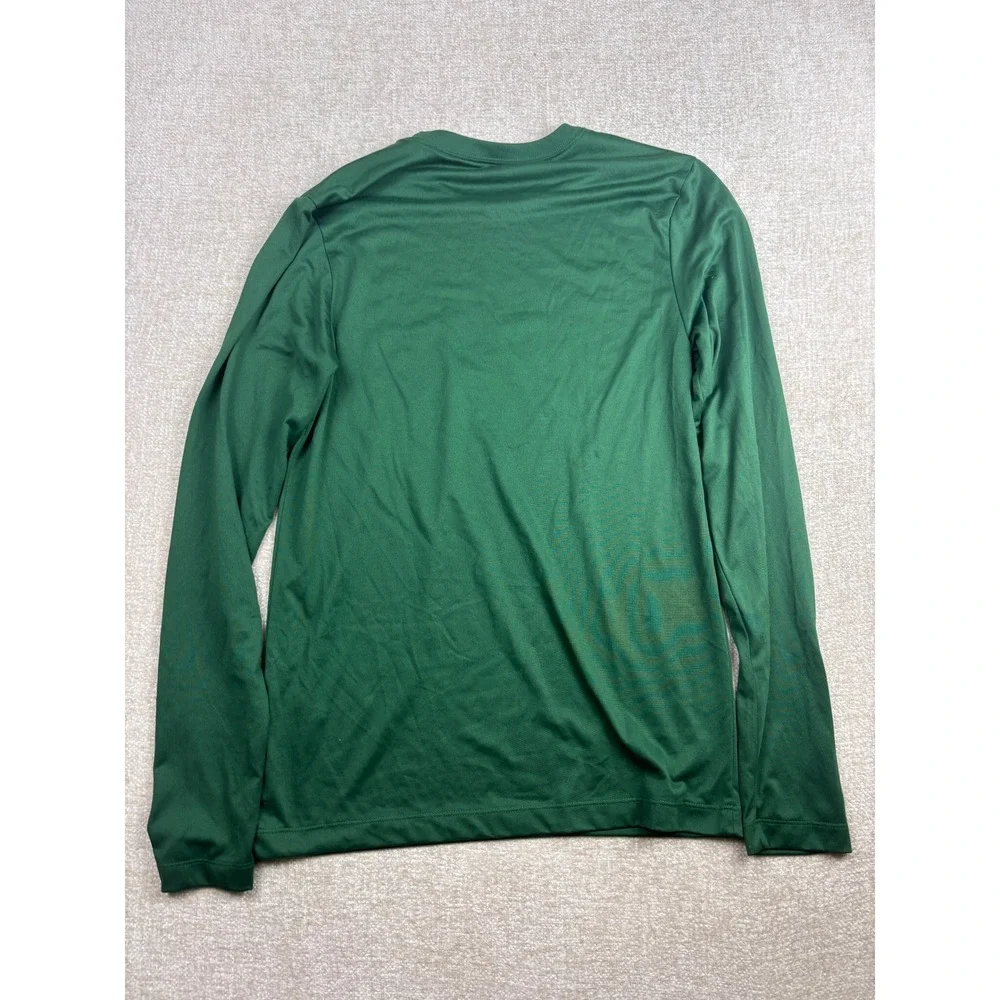 Nike Mens Tulane Green Wave NOLA Built Dri-FIT Long Sleeve Shirt Green Small